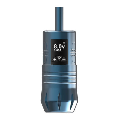 Blue Color Metal Tattoo Grips Wireless RCA Connection Aluminum Material