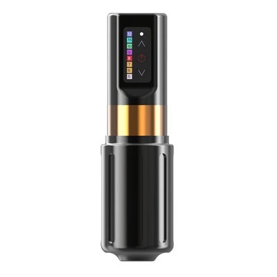 Black Red Color Wireless Tattoo Machine Portable With Coreless Motor